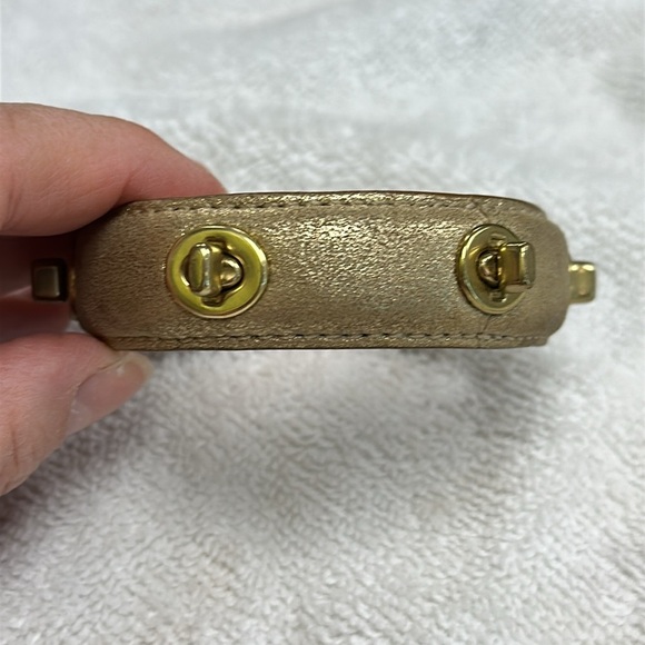 Gold Coach Bracelet with Turnlock Detail - Picture 4 of 5